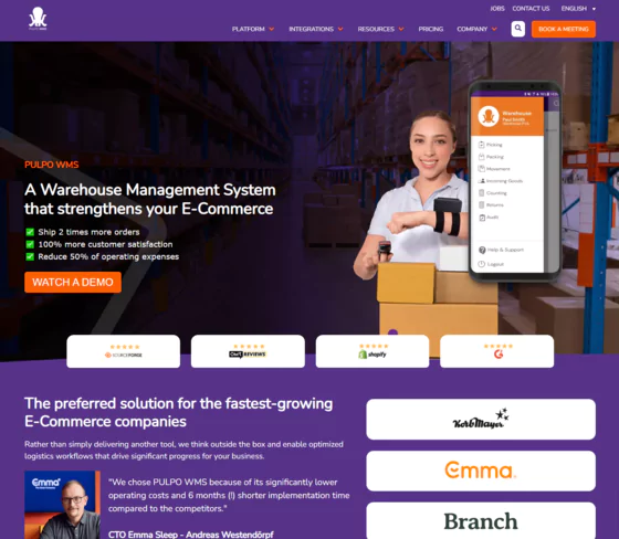 pulpo wms cloud based warehouse management system for e commerce